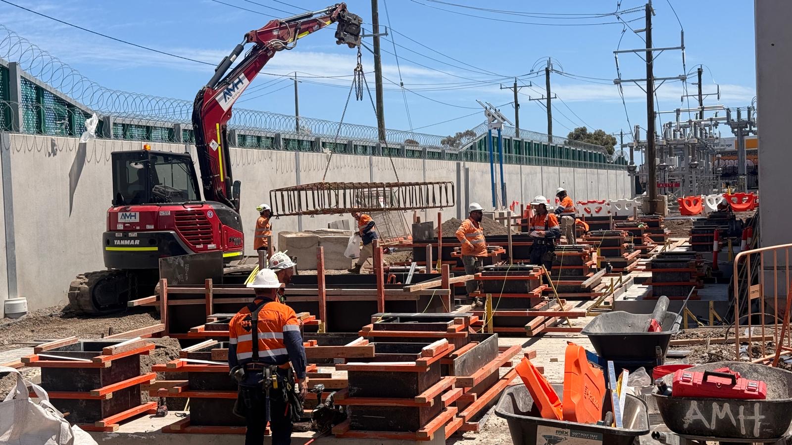 Transformer Bay Slabs & Switch Room Footings